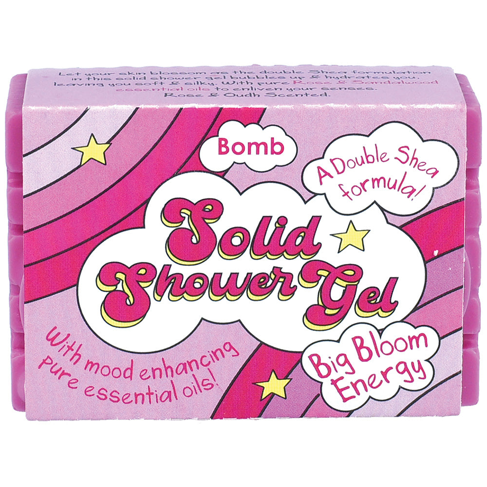 Big Bloom Energy | Rose | Solid Shower Gel Bar | Little Gift | Cracker Filler