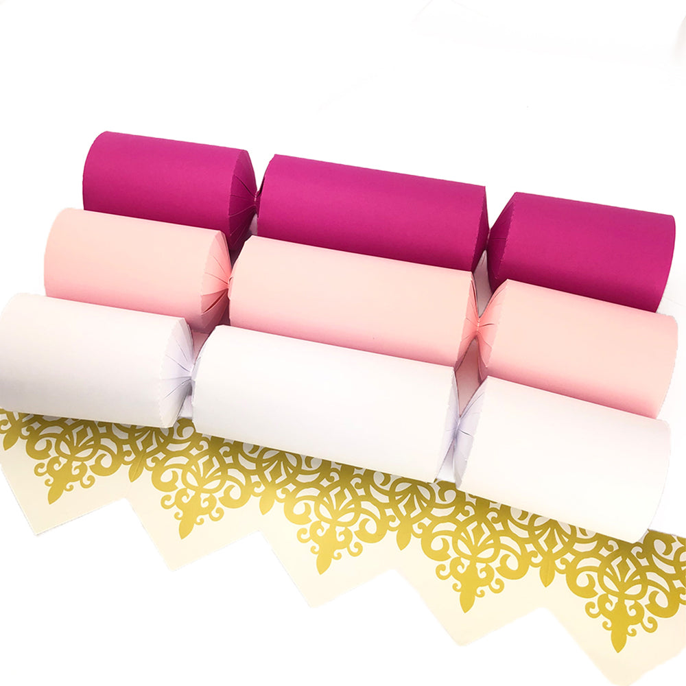 Pretty in Pink | Craft Kit to Make 12 Crackers | Recyclable
