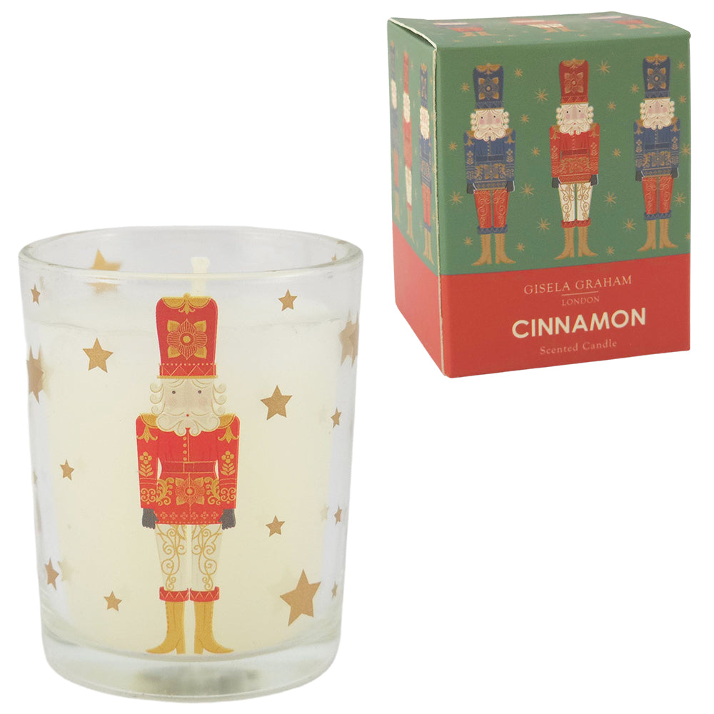 Christmas Nutcracker | Mini Boxed Scented Candle | Single | Gisela Graham