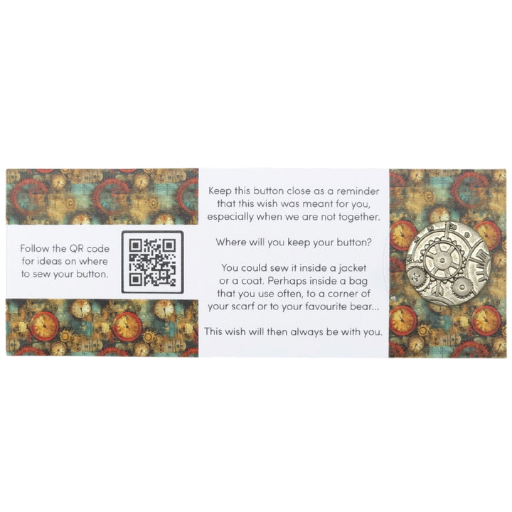 You Make All My Bits and Pieces Work | Button Wishes Sew On Token | Little Gift