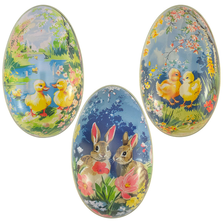 Vintage Style | Two-Part Fillable Tinware Easter Egg | Lovely Gift