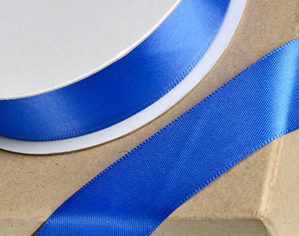 Royal Blue | 15mm Double Faced Satin Ribbon | 25m Long