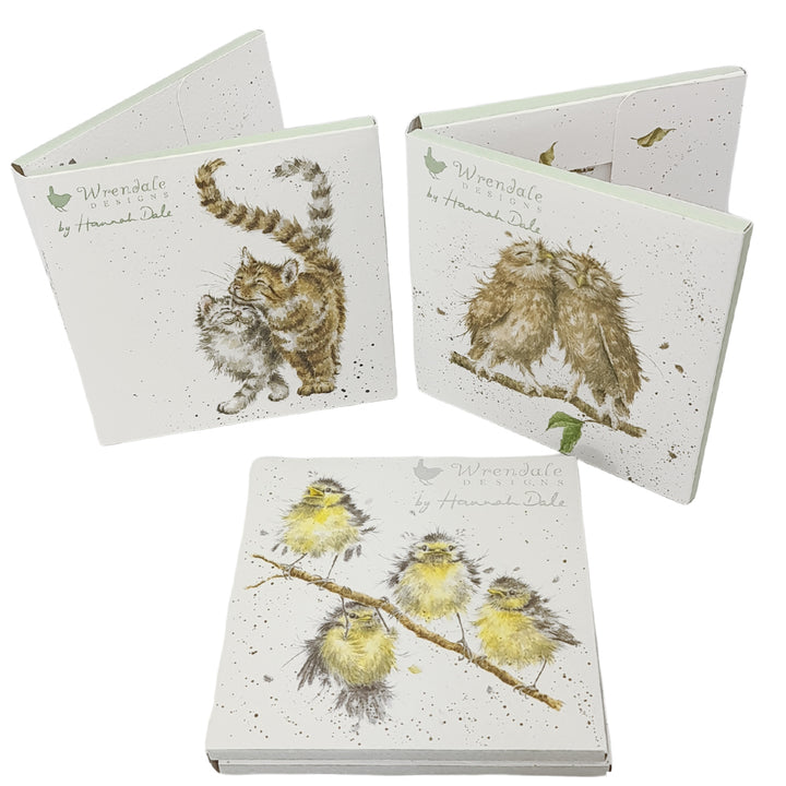 Feline Good Cats Notelet Set | 12 Cards and Envelopes | Wrendale Designs