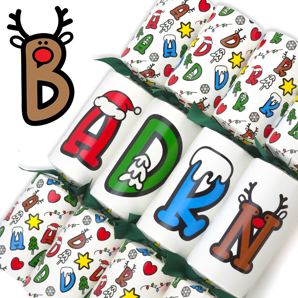 Letters A to Z | Single Christmas Cracker Making Craft Kit | Funtime Design