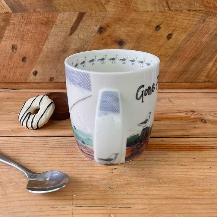 Gone Fishing Themed Mug | Bone China Gift
