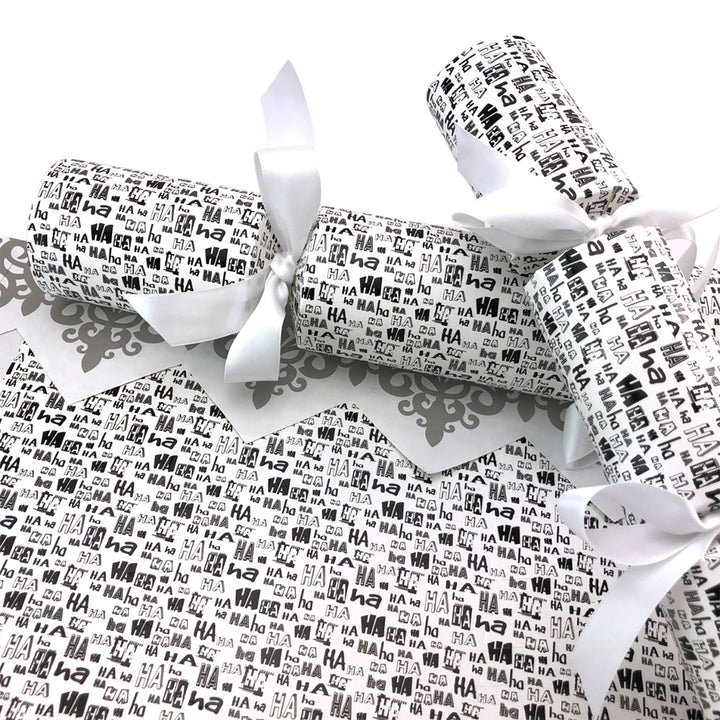 Ha Ha Ha Print | Cracker Making Craft Kit | Make &amp; Fill Your Own