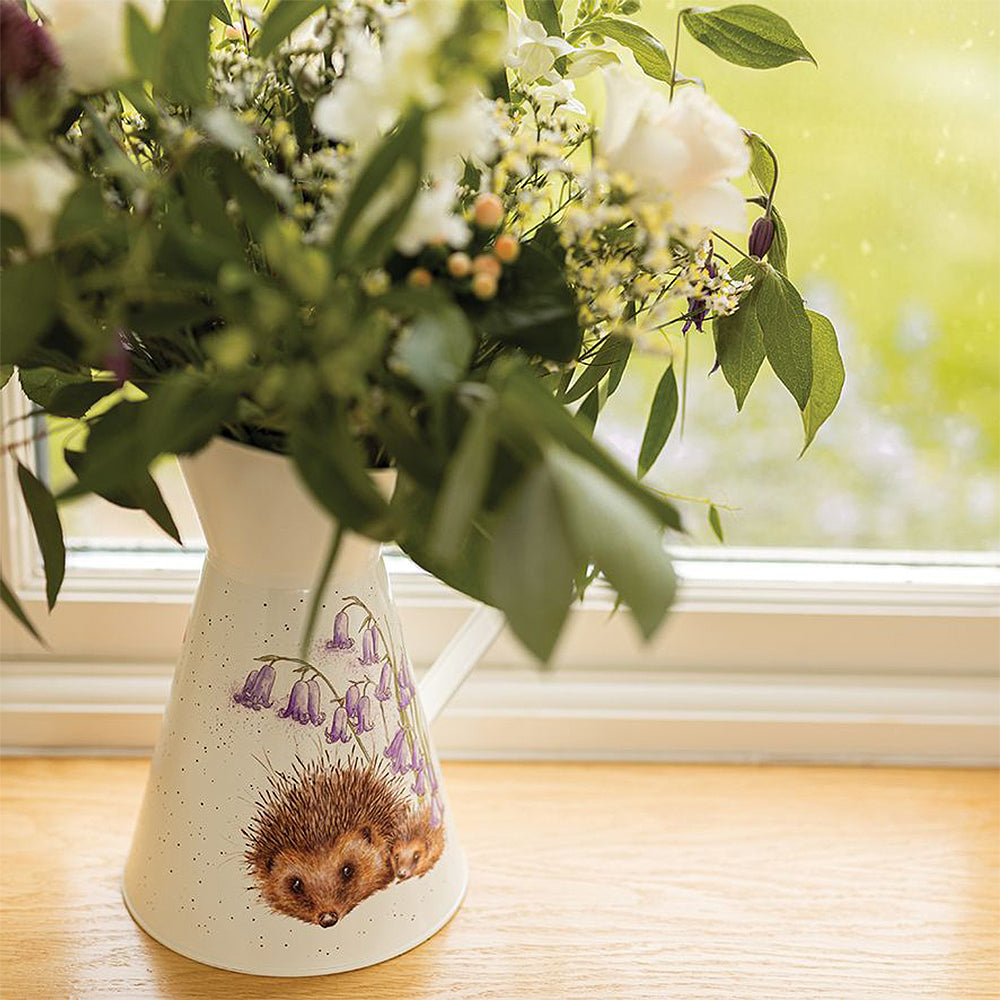 Hedgehogs & Bluebells | Jug & Flower Vase | Home Decor & Gift | Wrendale Designs