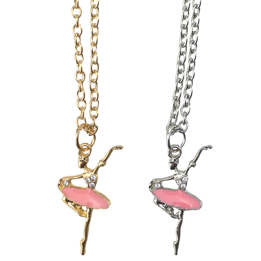 Pretty Ballerina Necklace for Girls | Single | Little Gift | Cracker Filler