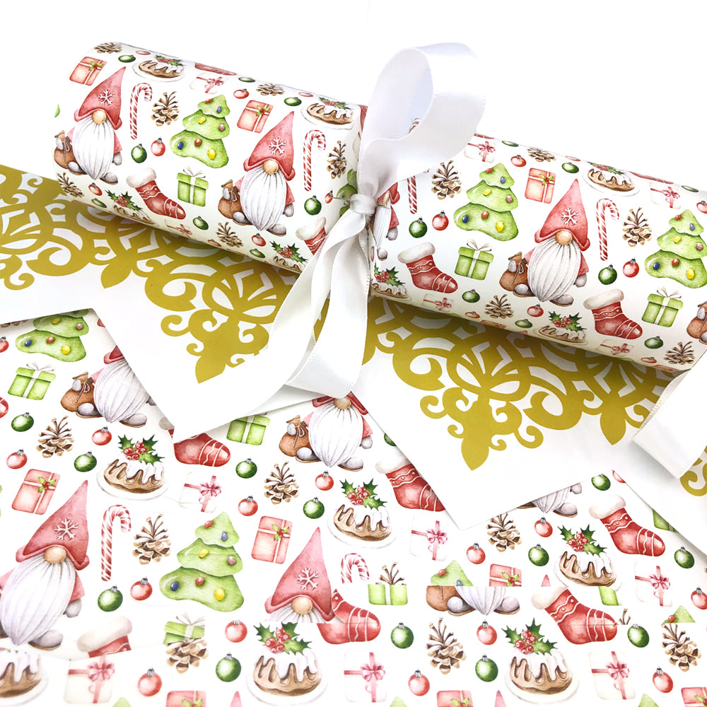 Watercolour Christmas Gonks | Cracker Making Craft Kit | Make &amp; Fill Your Own
