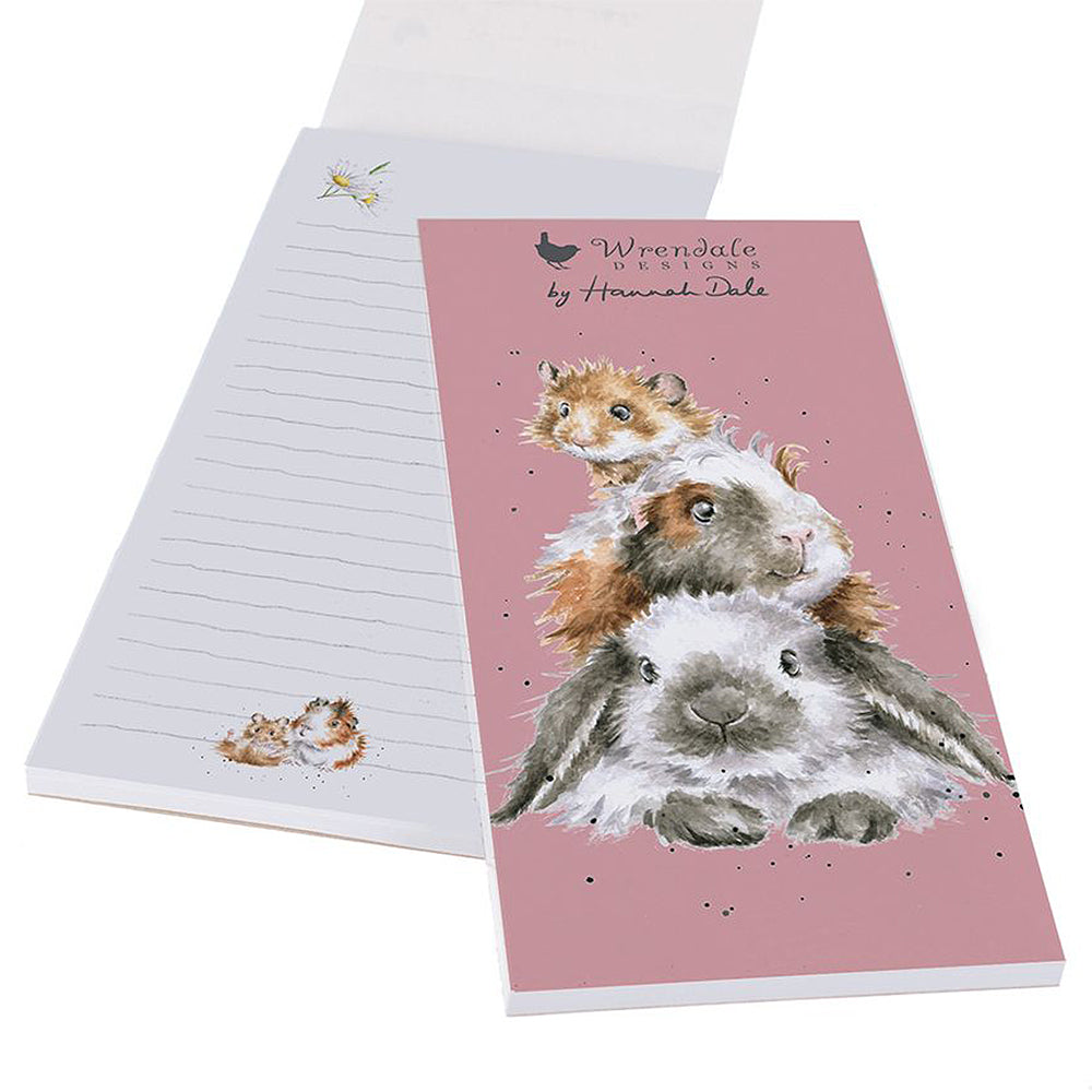 Piggy in the Middle | Guinea Pig | Magnetic Shopping List | Wrendale Designs