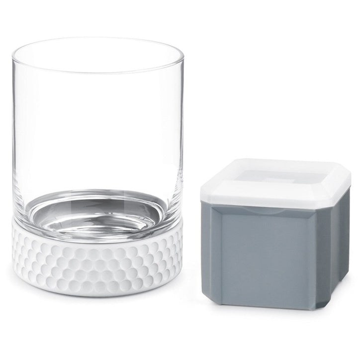 Hole in One Whiskey Tumbler & Ice Cube Mould | Golf Whisky Glass | Gift for Men