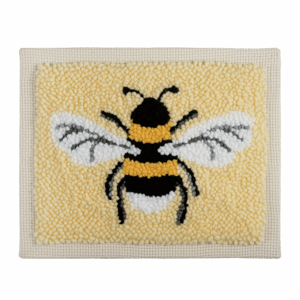 Buzzy Bee | Framed Punch Needle Craft Kit | Gift Boxed Set