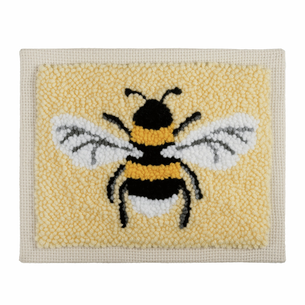 Buzzy Bee | Framed Punch Needle Craft Kit | Gift Boxed Set