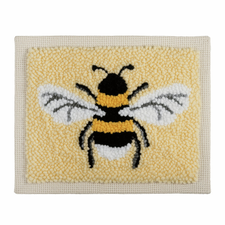 Buzzy Bee | Framed Punch Needle Craft Kit | Gift Boxed Set