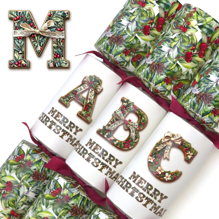 Letters A to Z | Single Christmas Cracker Making Craft Kit | Traditional Design