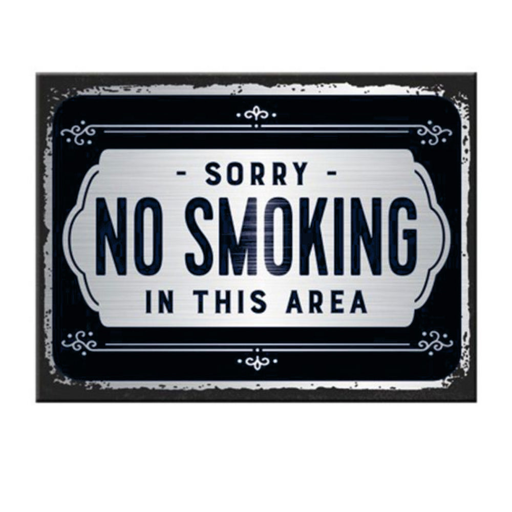 Fridge Magnet Sorry No Smoking In This Area | Cracker Filler | Little Gift