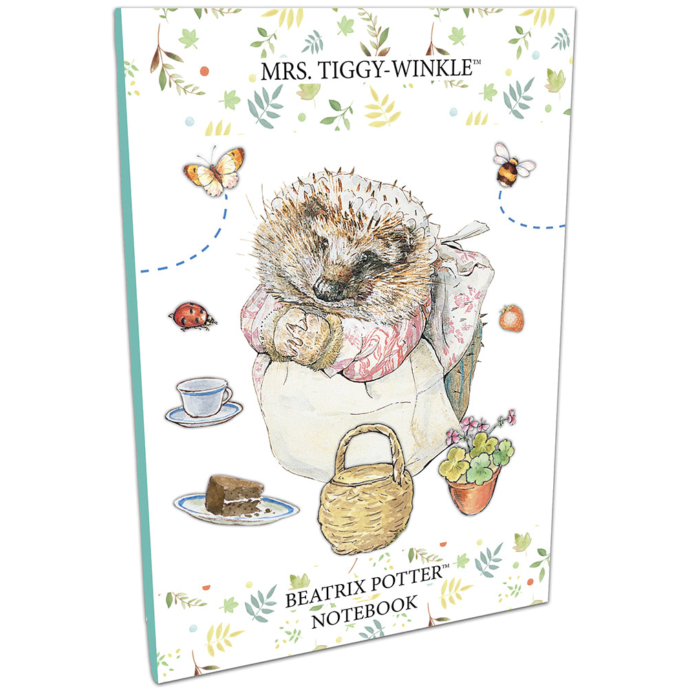 Large Soft Cover Notebook | Mrs Tiggy-Winkle | Peter Rabbit Beatrix Potter Gift