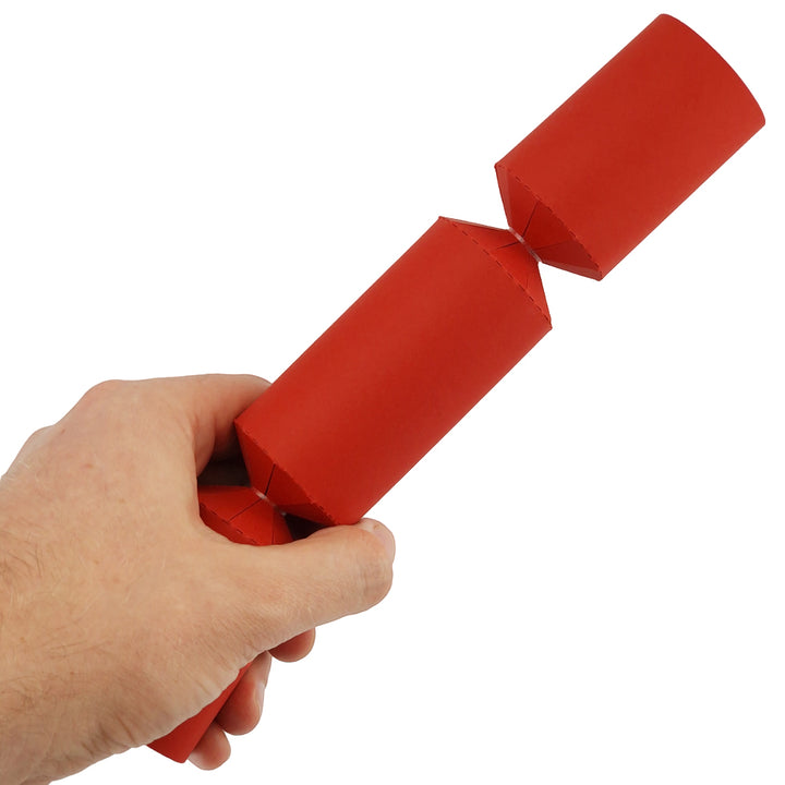 Rich Red | Small Crackers | Make &amp; Fill Your Own Crackers | Eco Recyclable