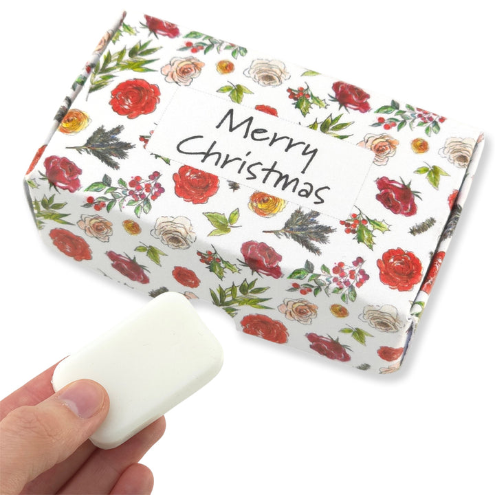 Christmas Flora | Merry Christmas | 20g Scented Soap | Little Gift Cracker Filler