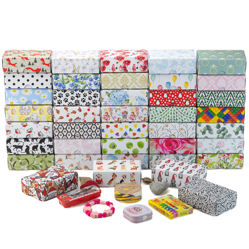 Willow & Robin | Mini Gift Box | Soap Bar Sized | 6 Boxes | 57x88x30mm