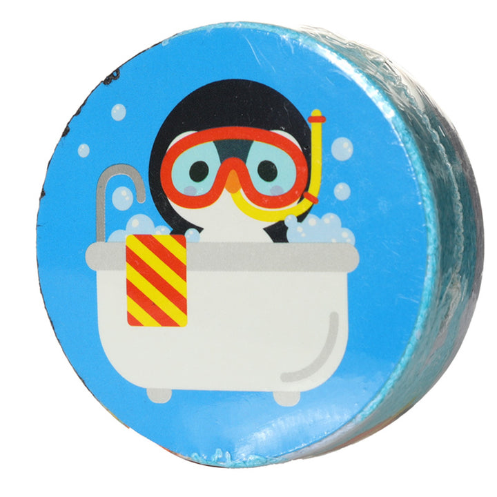 Bath Time Penguin | Compressed Flannel | Mini Gift | Cracler Filler