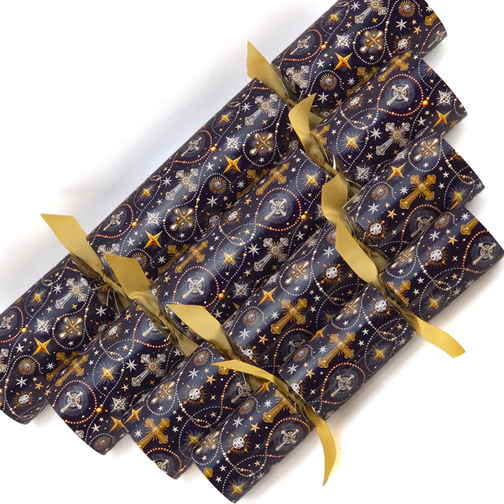 Reusable Keepsake Christmas Cracker Set | Christian Crosses | Luxury DIY