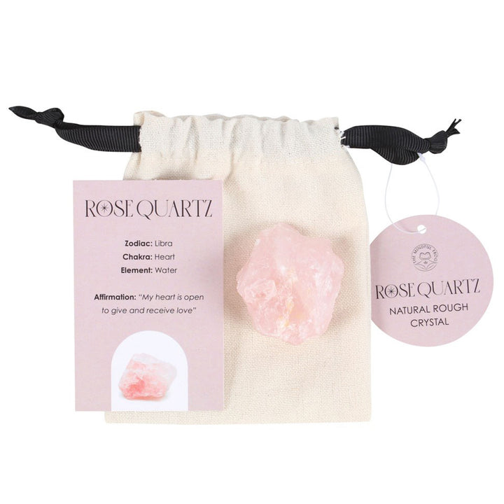 Rose Quartz | Healing Rough Crystal  & Bag | Little Gift | Cracker Filler