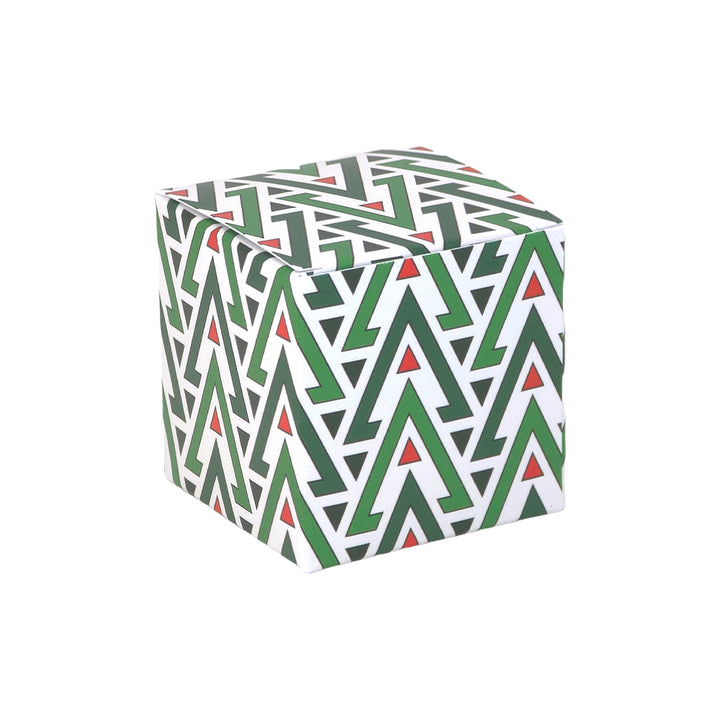 Geometric Christmas | Little Gift Box | 5cm Cube | 6 Boxes