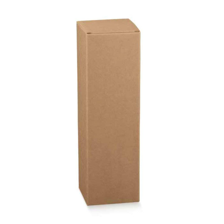 Kraft Cardboard Wine Bottle Gift Box for 2 Bottles