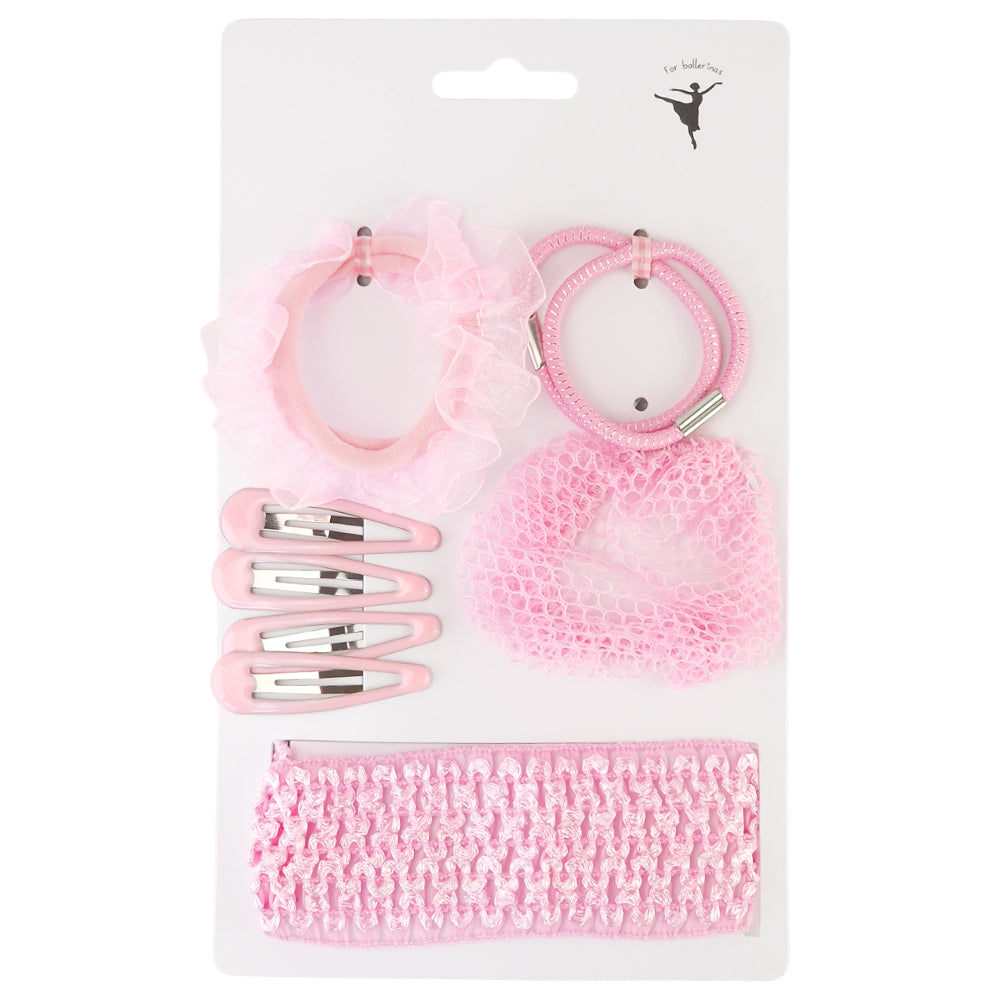 Pink Ballerina Themed Hair Accessory Collection for Girls
