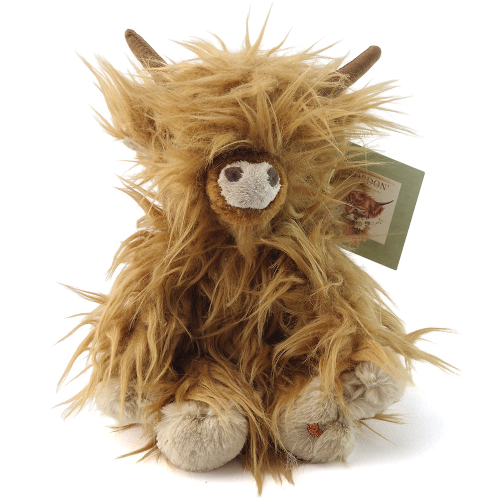Cute Little Highland Cow | Soft Plush Toy | 20cm Tall | Wrendale Designs