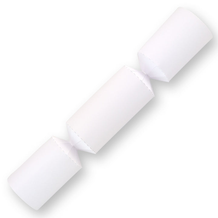 Pure White | Small Crackers | Make &amp; Fill Your Own Crackers | Eco Recyclable