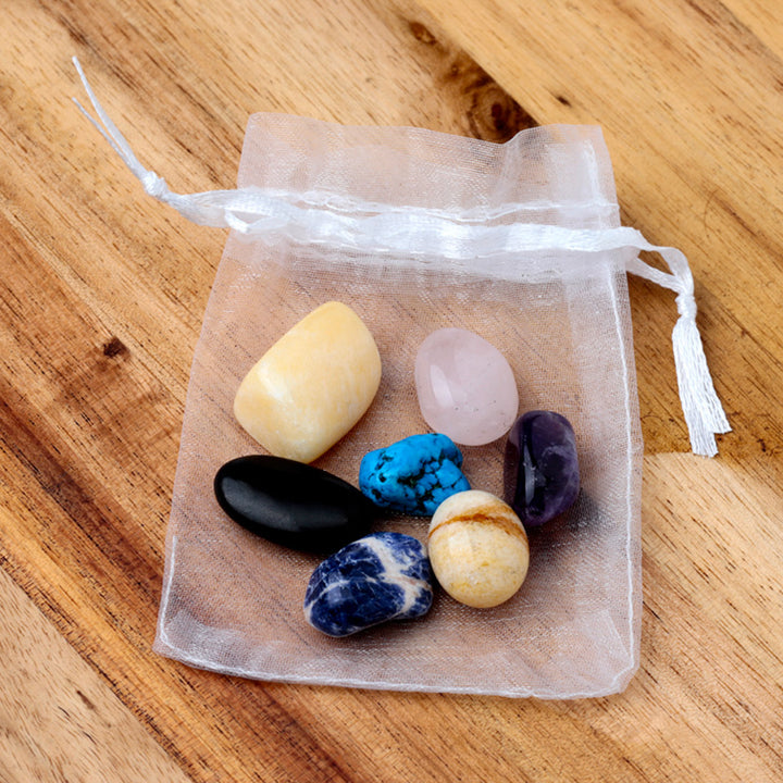 Little Bag of 7 Chakra Stones | Mindfulness | Little Gift | Cracker Filler