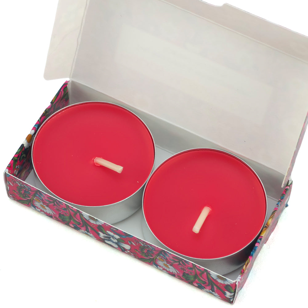 Happy Mother's Day | Raspberry & White Lavender Tealight Candles | Cracker Filler