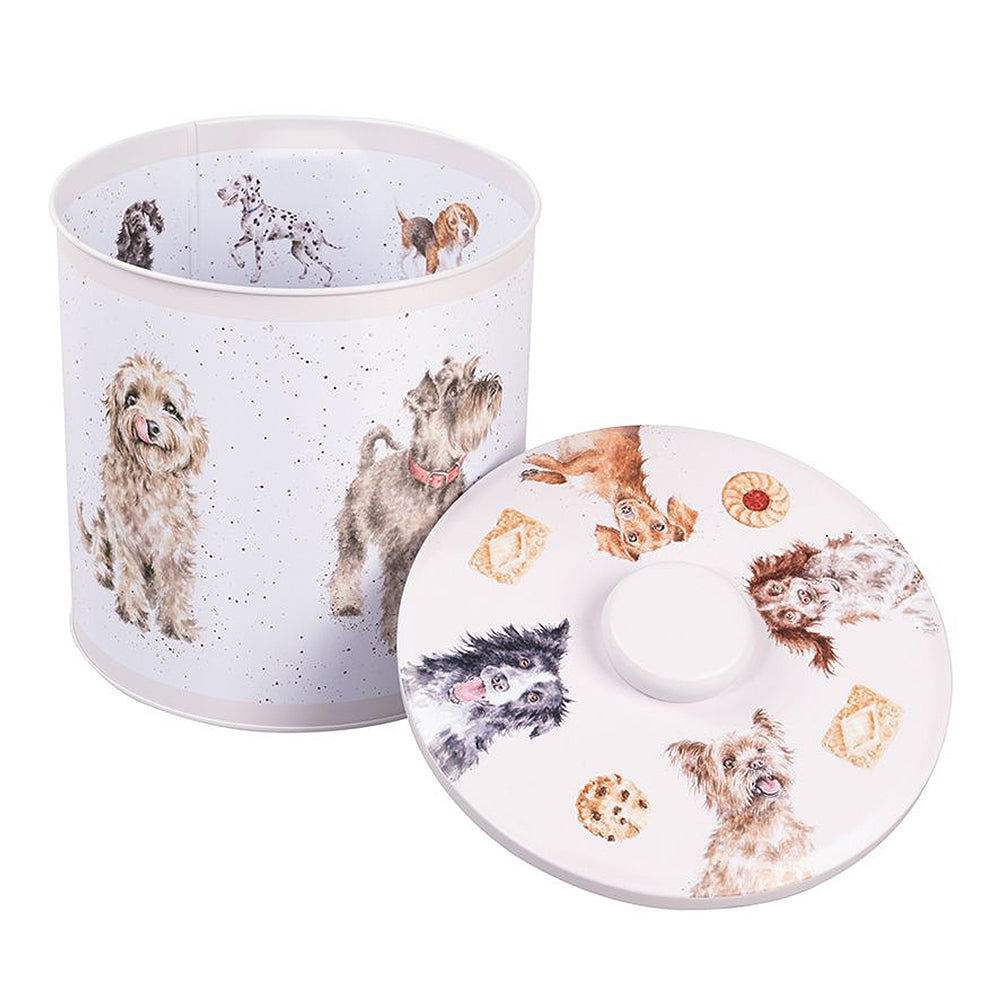 A Dog's Life 15cm Round Biscuit Tin | Home Decor & Gift | Wrendale Designs