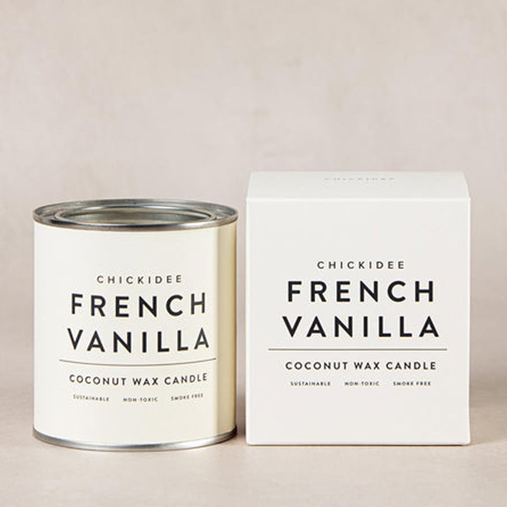 French Vanilla | Coconut Wax Candle | 60 Hour Burn Time | Home Décor & Gift Idea