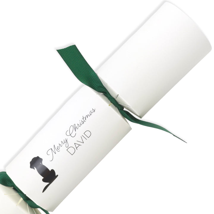 Personalised Dog Silhouette Crackers Craft Kit | Add Your Own Names | Minimum 4