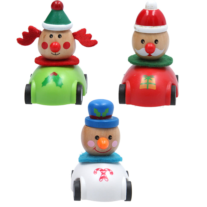 Christmas Character Pull Back & Go Toy Car