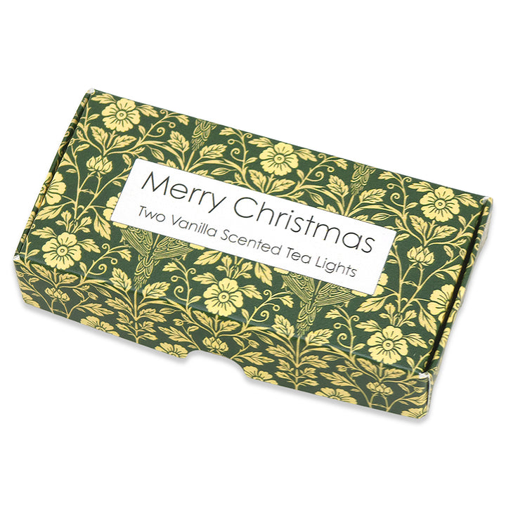 Vanilla Tealight Candles | Sage Florals | Mini Gift | Cracker Filler