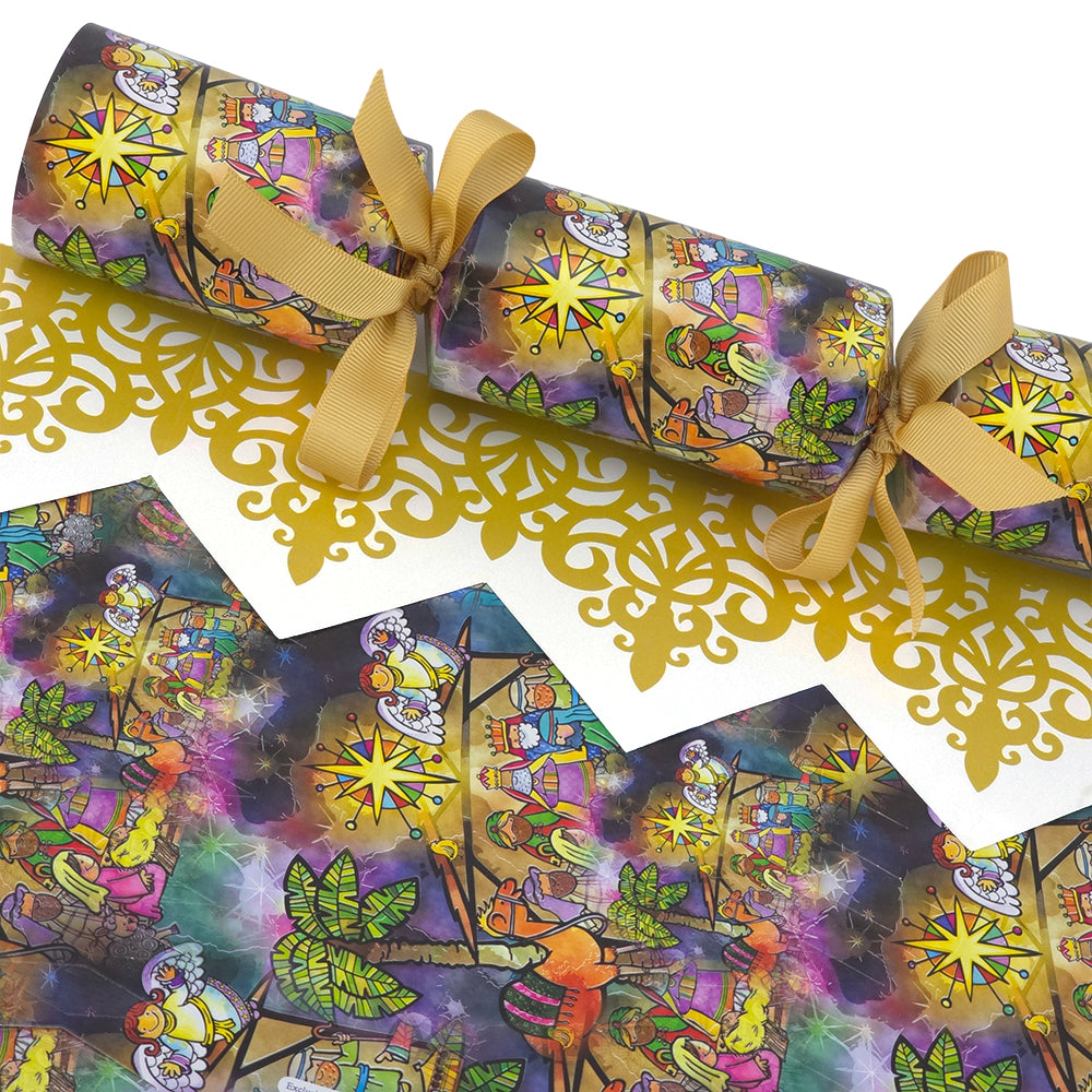 Kids Nativity | Christmas Cracker Making Craft Kit | Make &amp; Fill Your Own