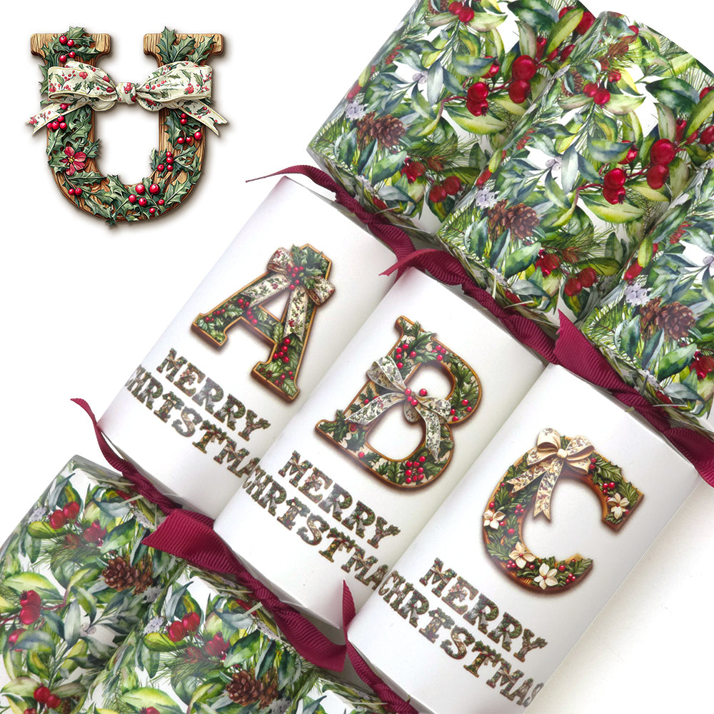 Letters A to Z | Single Christmas Cracker Making Craft Kit | Traditional Design
