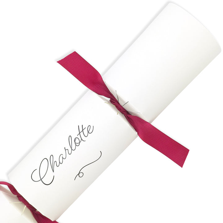 Personalised Calligraphy Name Printed Crackers | Craft Kit | Add Your Own Names  | Minimum 4