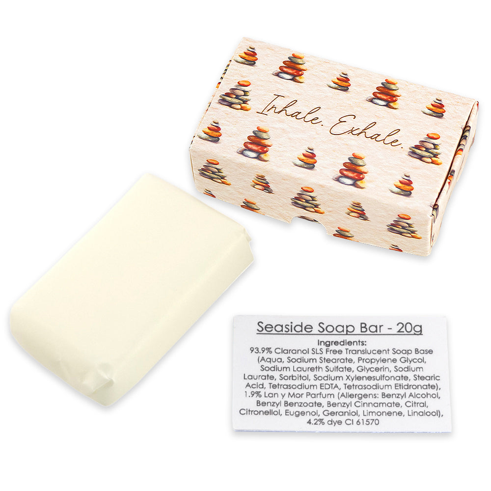 Inhale. Exhale. | Seaside | 20g Travel Soap Bar | Little Gift | Cracker Filler