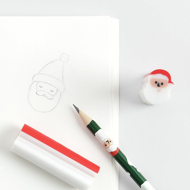 Father Christmas Eraser | Santa | 2cm x 6cm | Little Gift | Cracker Filler