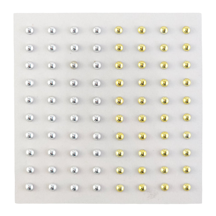 Self Adhesive Gems or Pearls | 4mm | 80 per Sheet | Crafts & Papercrafts