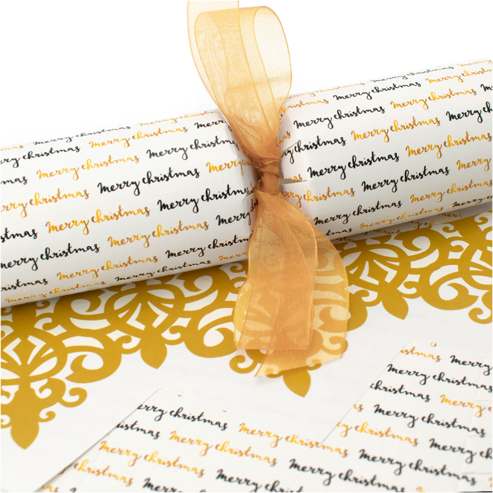 Merry Christmas | Cracker Making Craft Kit | Make &amp; Fill Your Own