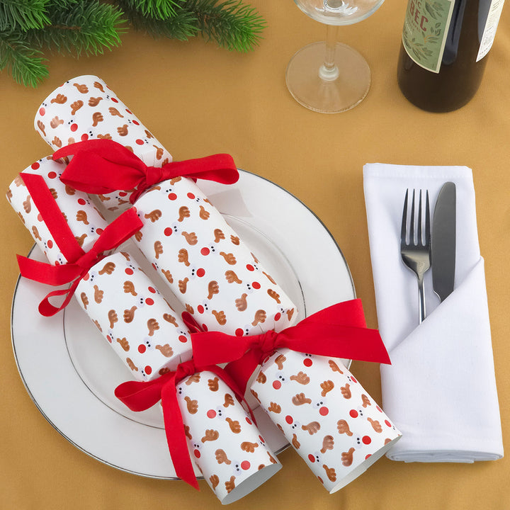 Cheeky Rudolph | Eco Christmas Cracker Making Kit | Make &amp; Fill Your Own