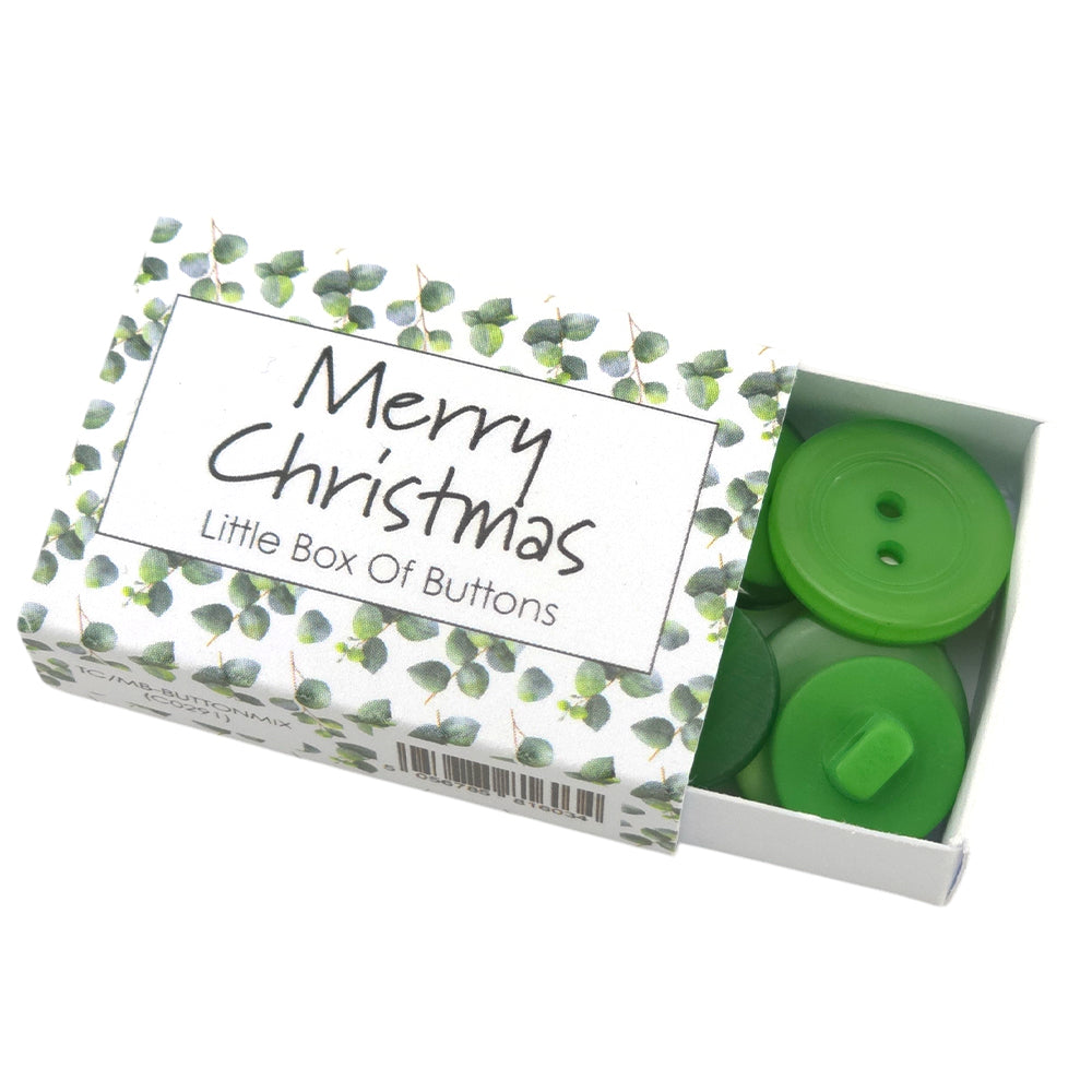 Watercolour Eucalyptus | Little Crafty Box of Buttons | Cracker Filler Little Gift
