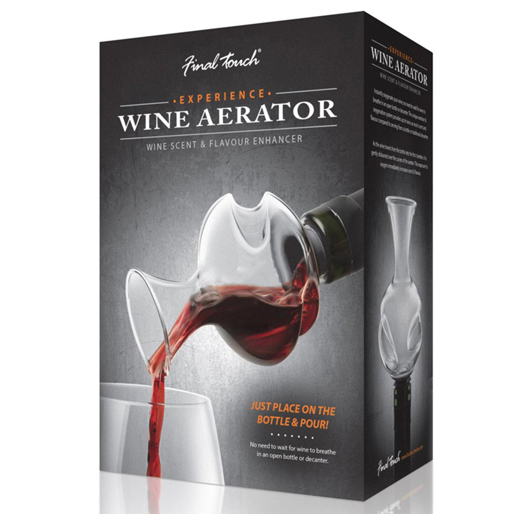 Red Wine Aerator | Wine Scent & Flavour Enhancer | Bottle Oxygenator | Boxed Gift