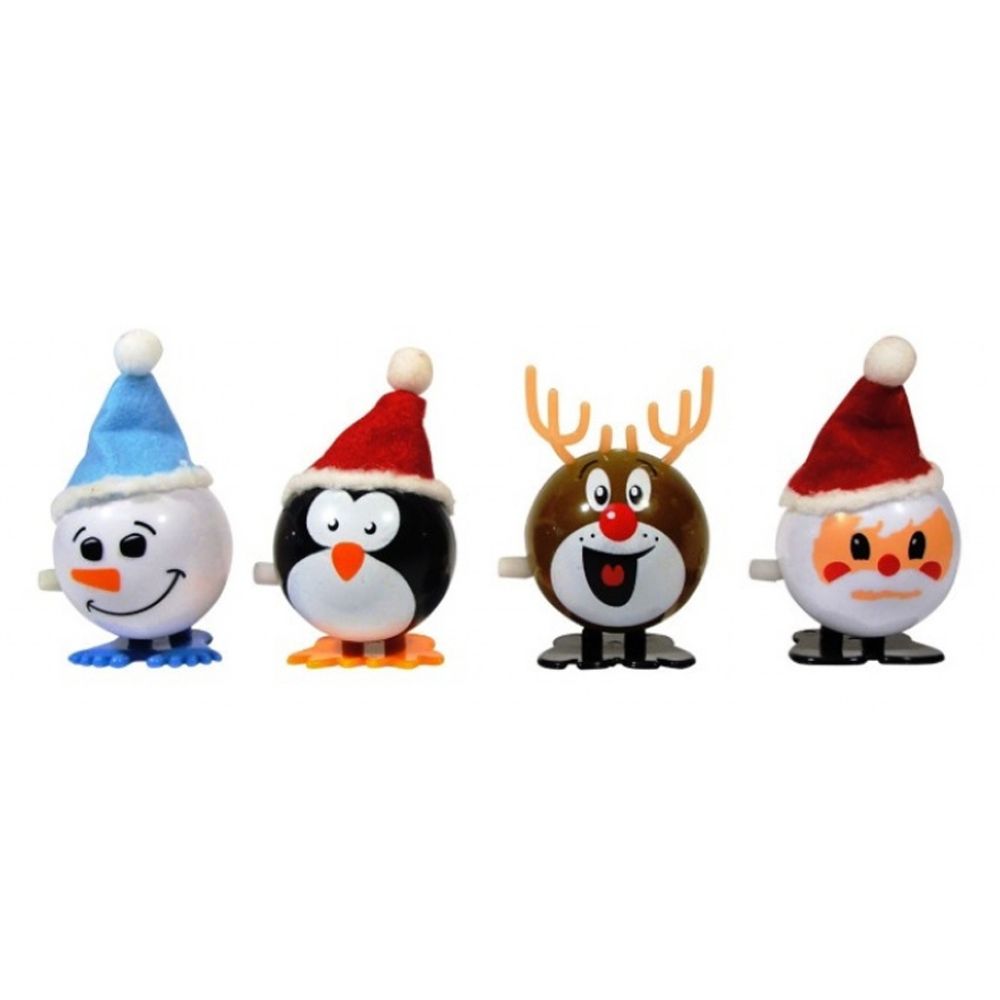 Christmas Character Clockwork Hoppers | Wind Up | Cracker Filler | Little Gift